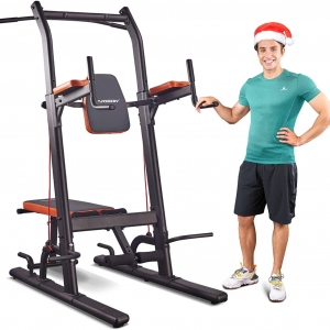 harison fitness HARISON 408 Multi-function Power Tower with Bench Home Gym Exercise Equipment with adjustable height
