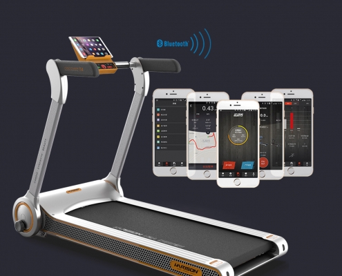 HOME Folding Treadmill Installation-free Running Machine