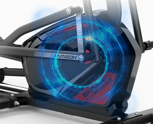 Electromagnetic Elliptical Trainer For Home