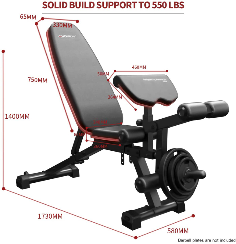 Special Offer HARISON HR 609 Weight Bench Adjustable Utility