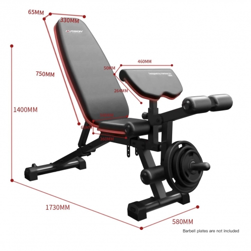 [Special Offer] HARISON HR-609 Weight Bench Adjustable Utility Exercise ...