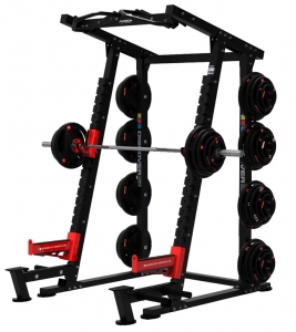 Multi-functional squat rack