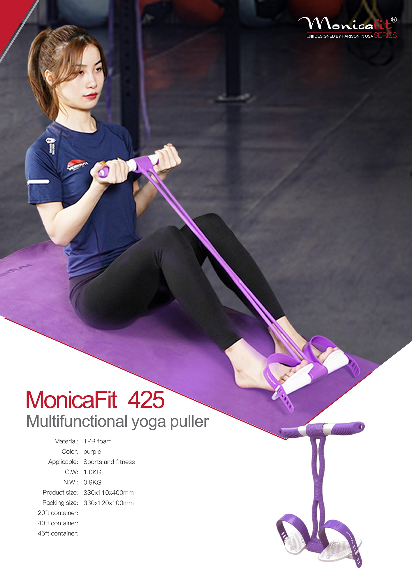MonicaFit 425 Multifunctional yoga puller