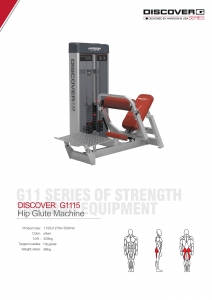 DISCOVER G1115 Hip Glute Machine