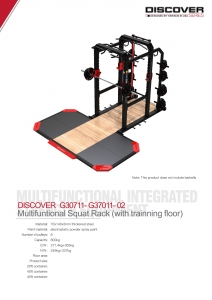 DISCOVER G30711 & G37011 - 02 Multi-functional Squat with Trainning Floor