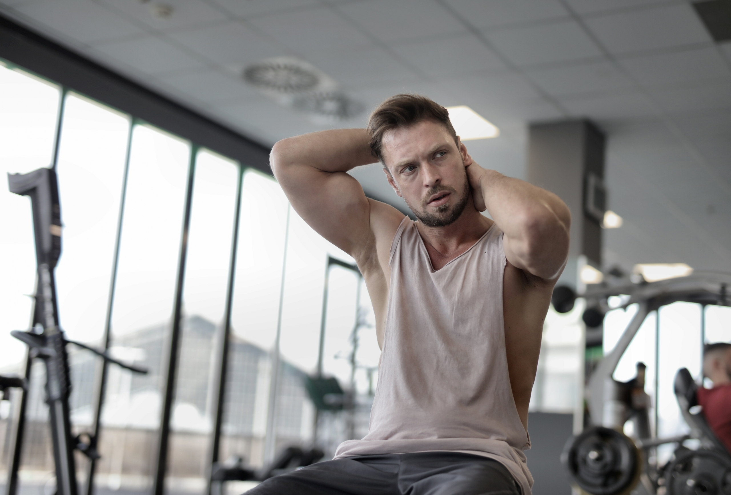 bench with preacher curl