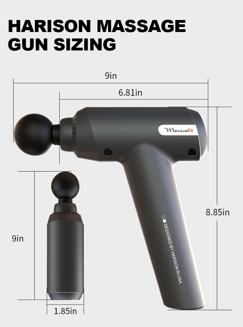 Harison fascia gun size