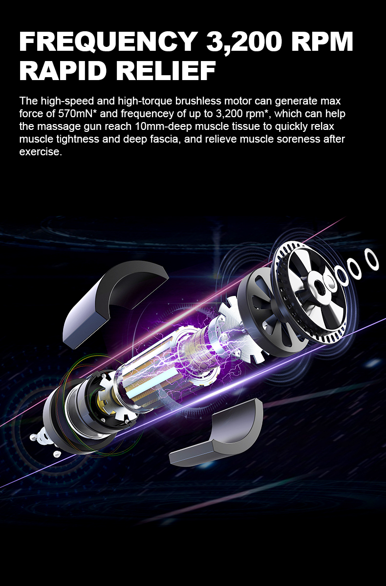 High-speed, high-torque brushless motor