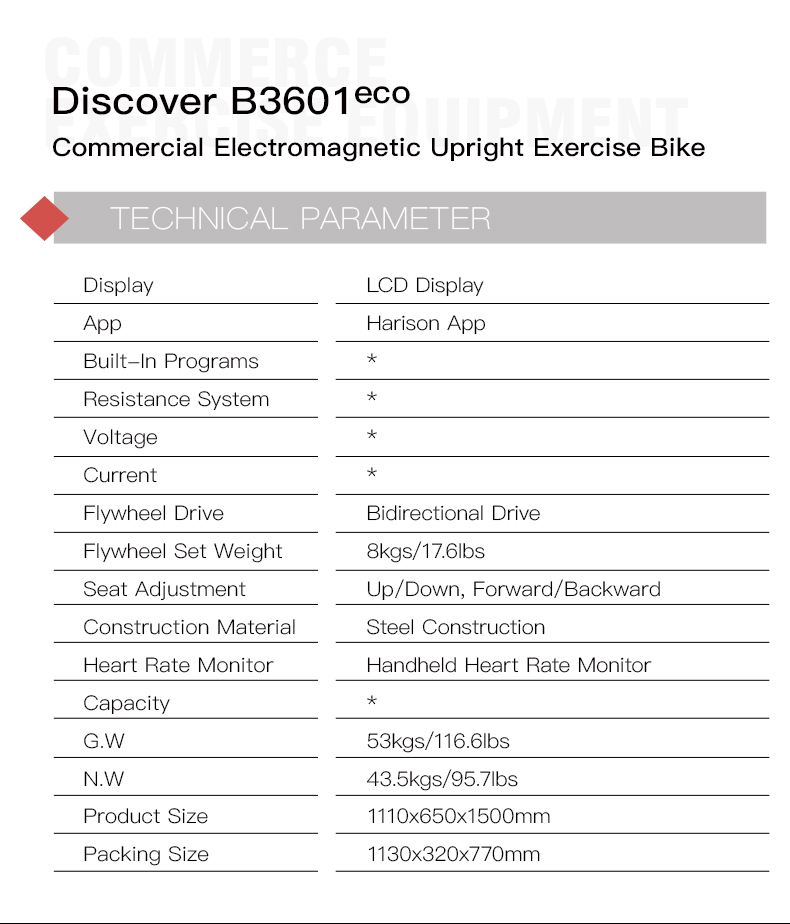  Technical Specifications & Commercial Readiness (HR-B3601) 