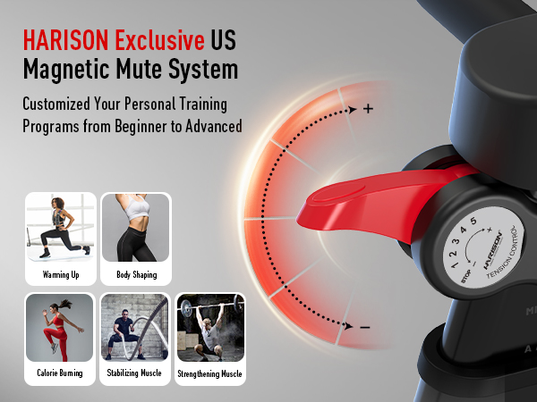 Advanced Magnetic Resistance for Customized Workouts 