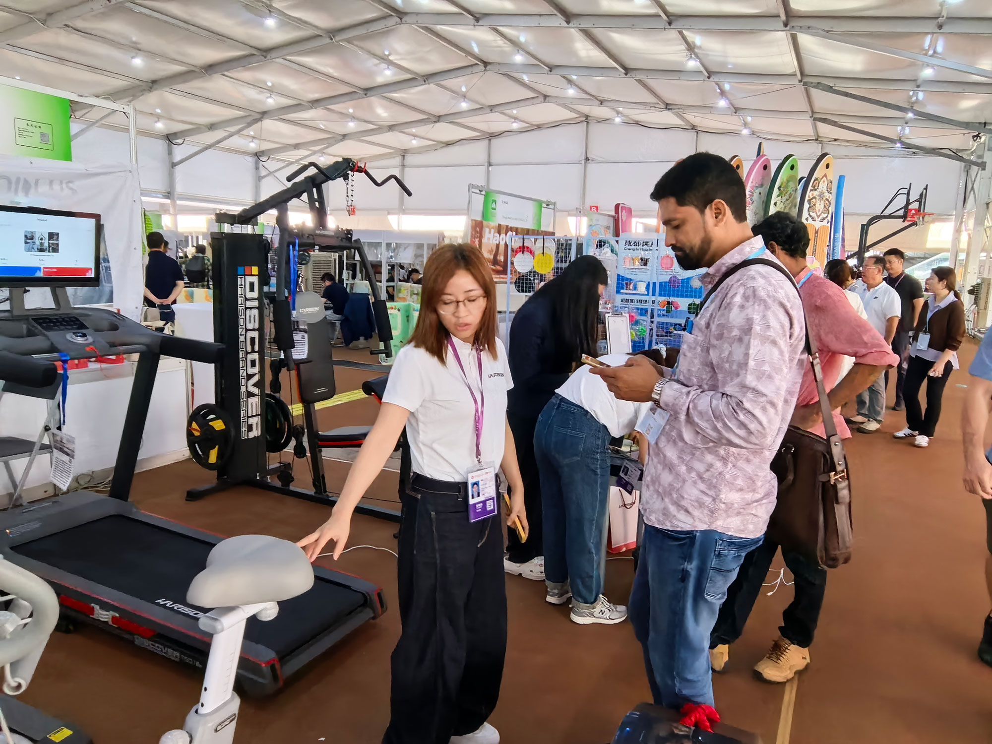 The first day of the Canton Fair