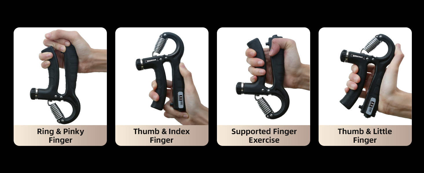 Different ways to use a hand gripper