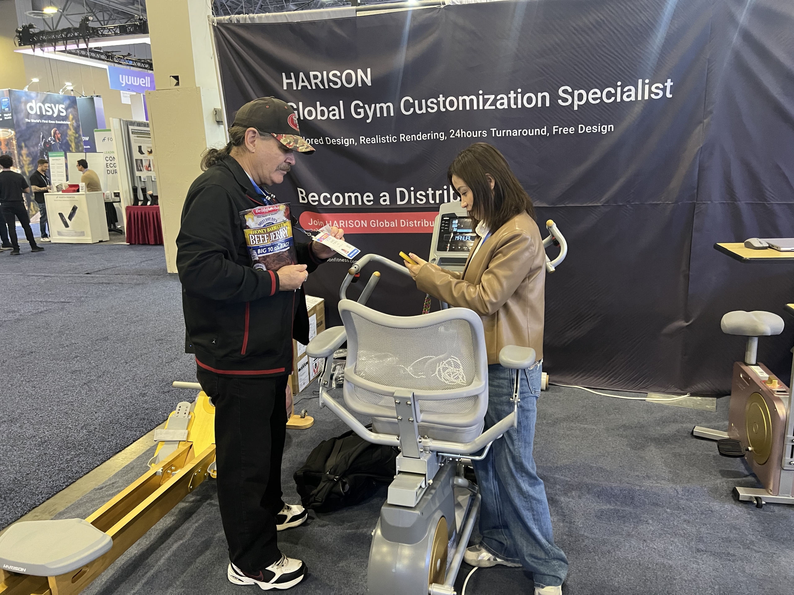 Energy & Excitement Build at HARISON Booth!